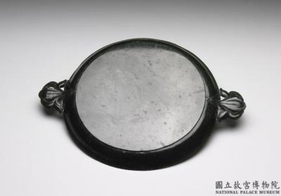 图片[2]-Jade plate with two handles. India-China Archive